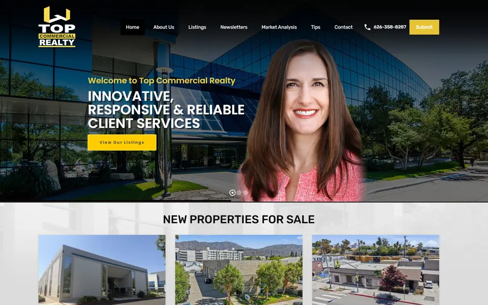 Top Commercial Realty website